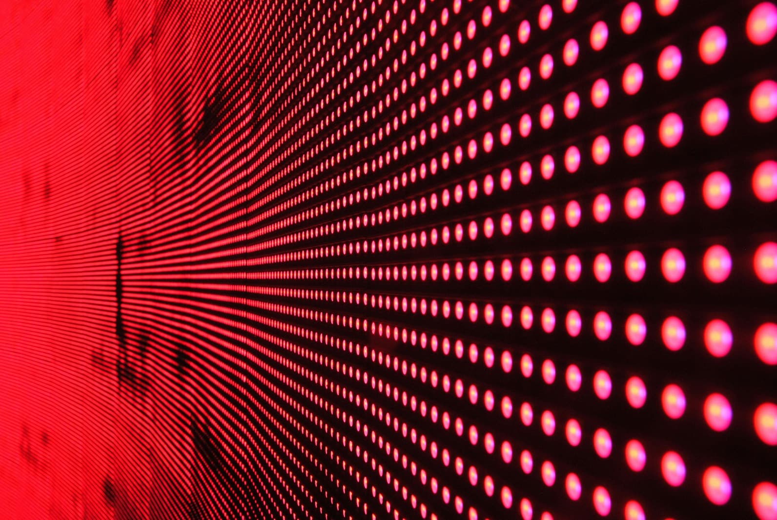 Matrix-style cybersecurity interface with red security indicators representing zero trust network architecture